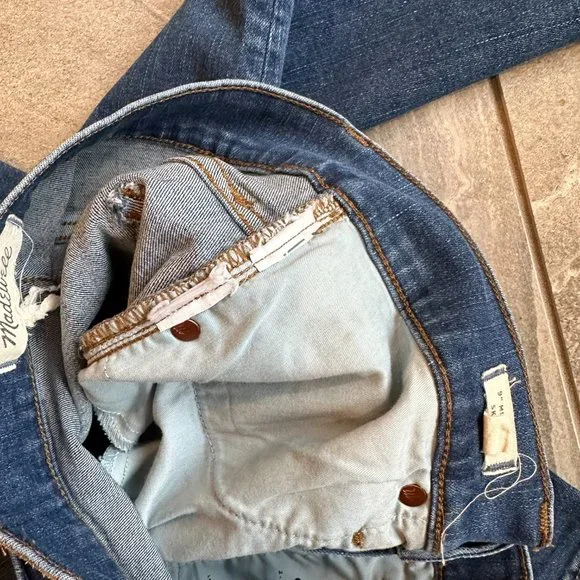 MADEWELL Women's 9" Mid-Rise Skinny Jean 29/8 medium blue slim denim - Picture 10 of 10